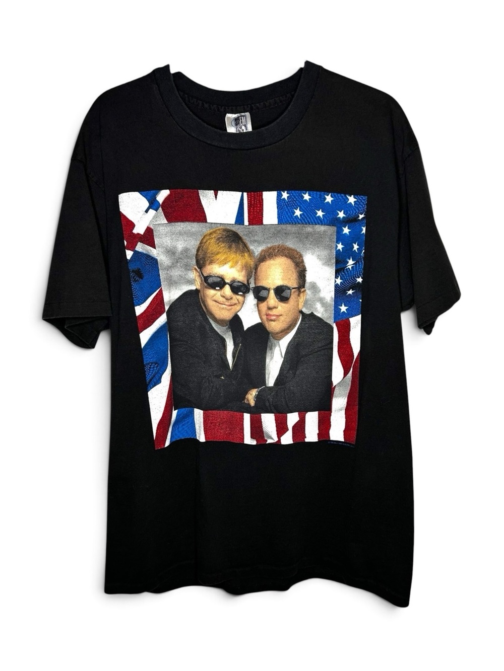 Vintage 1995 Elton John Billy Joel Face to Face Tour Single Stitch Tee XL